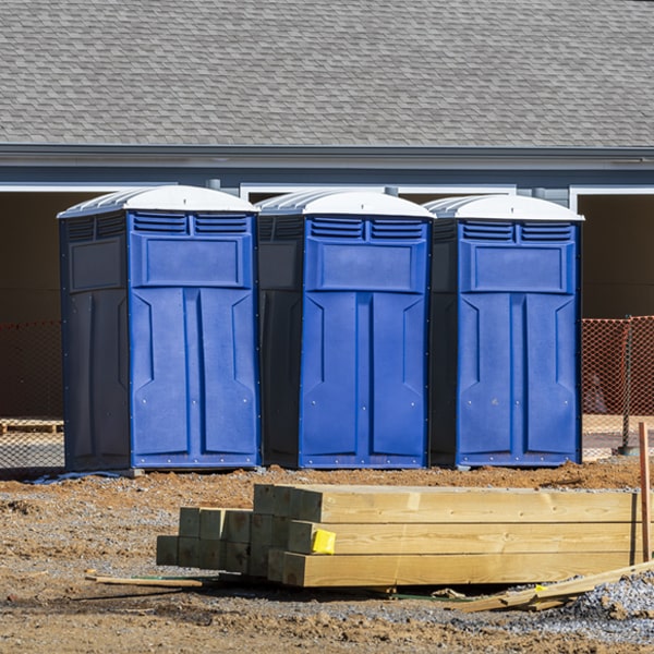 how do you ensure the portable toilets are secure and safe from vandalism during an event in Drummond Island MI